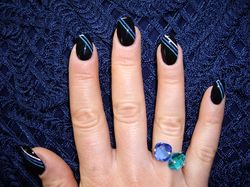 noir et striping paillettes.JPG